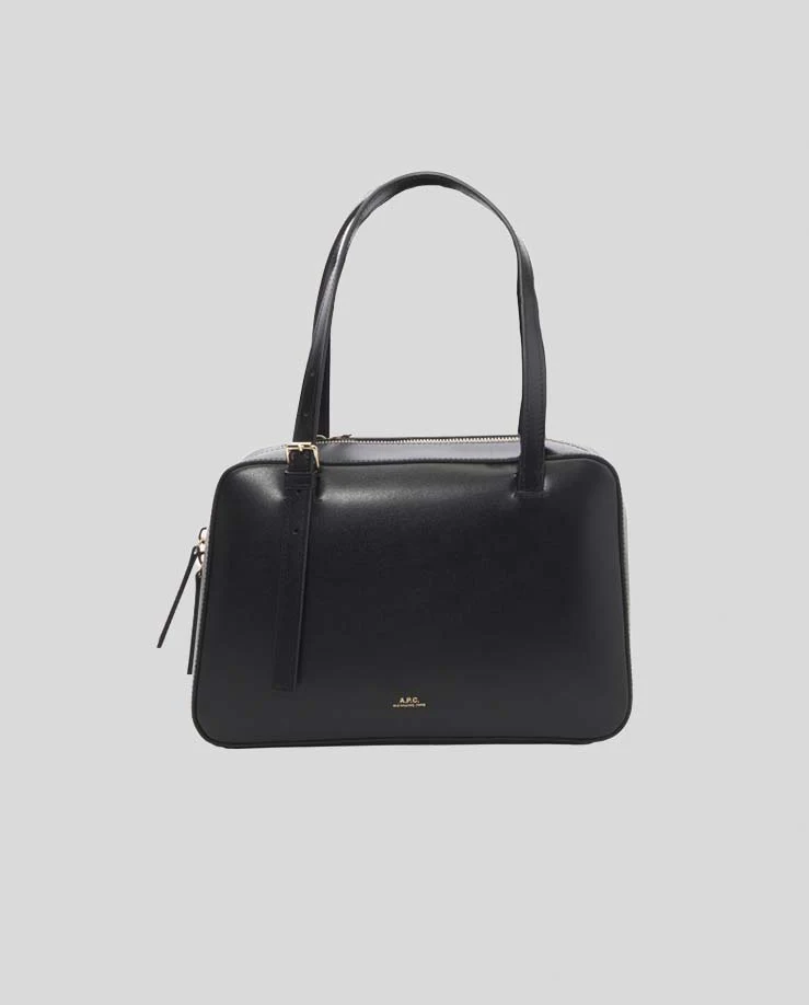 A.P.C. Black Sac Virginie Box Bag