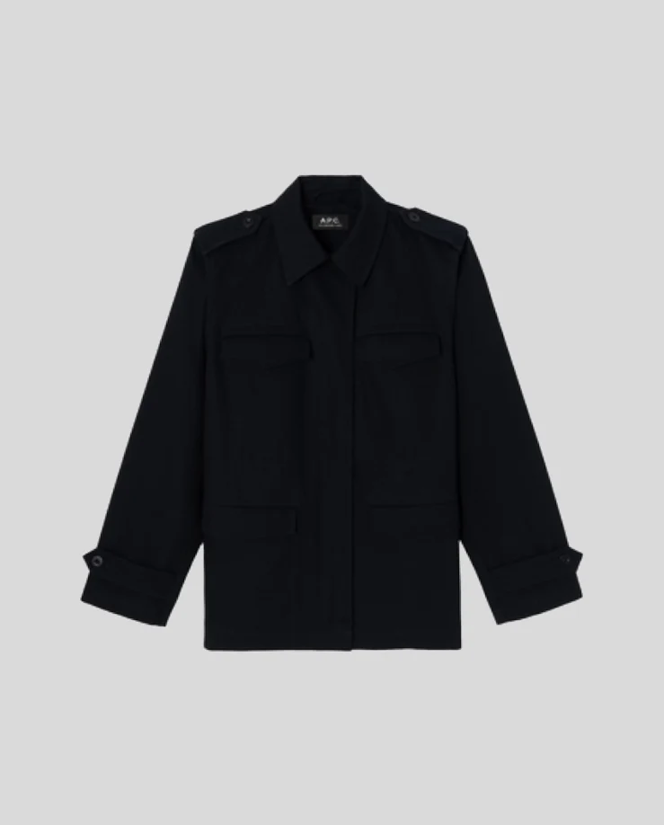A.P.C. Navy Veste Ceintree Jacket - Image 4