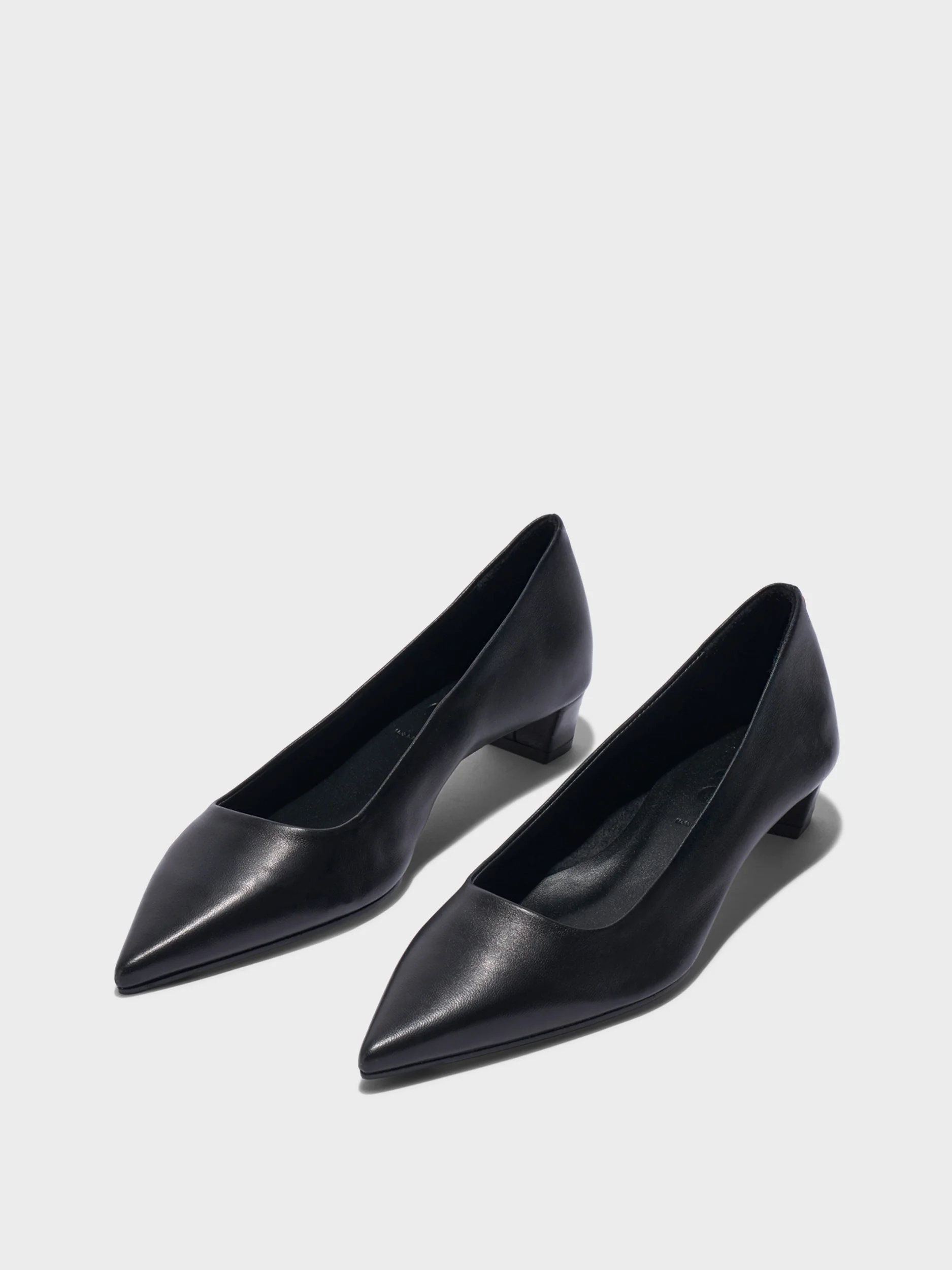 Aeyde Black Nappa Leather Judi Pumps - Image 3