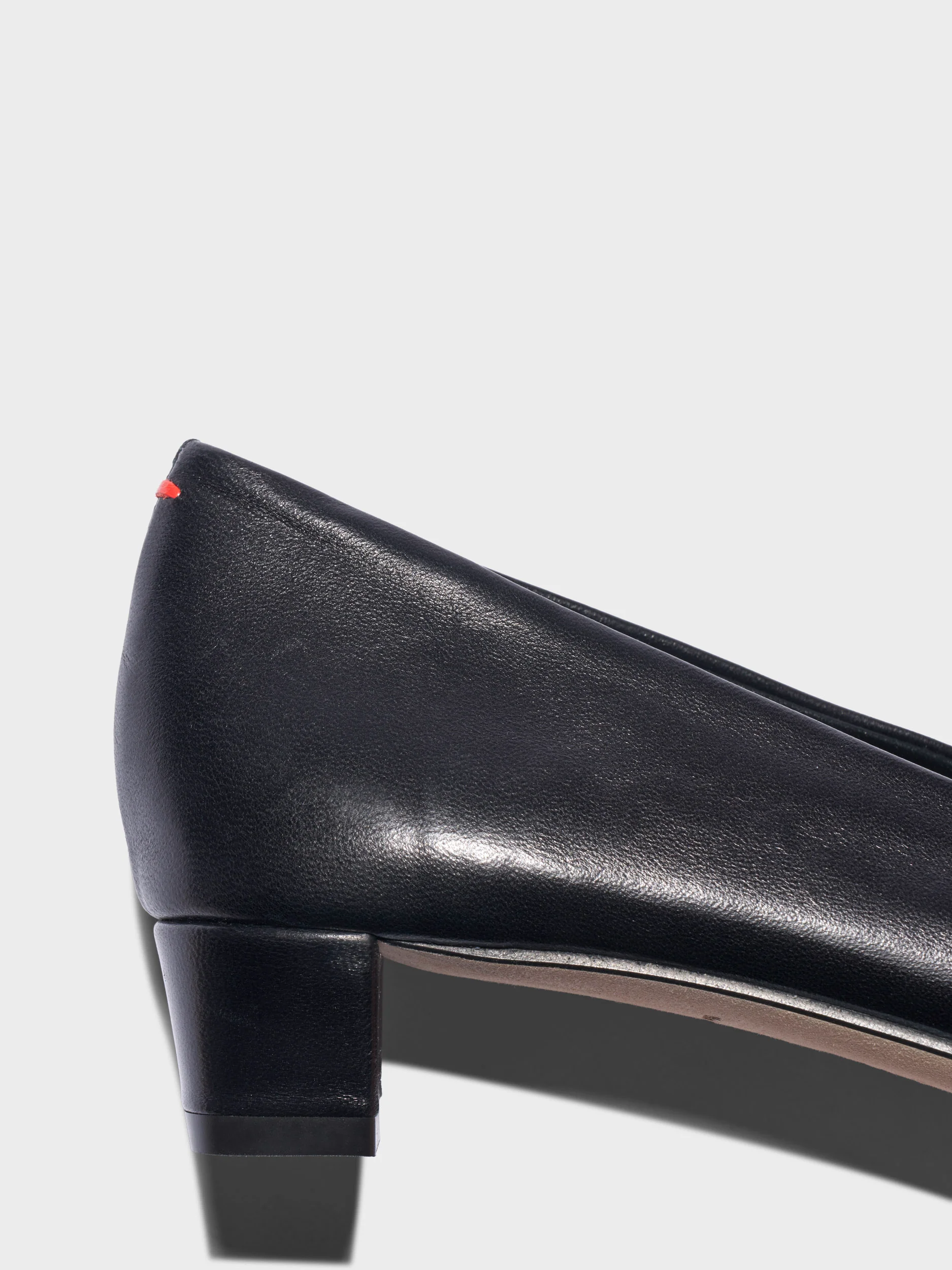 Aeyde Black Nappa Leather Judi Pumps - Image 4