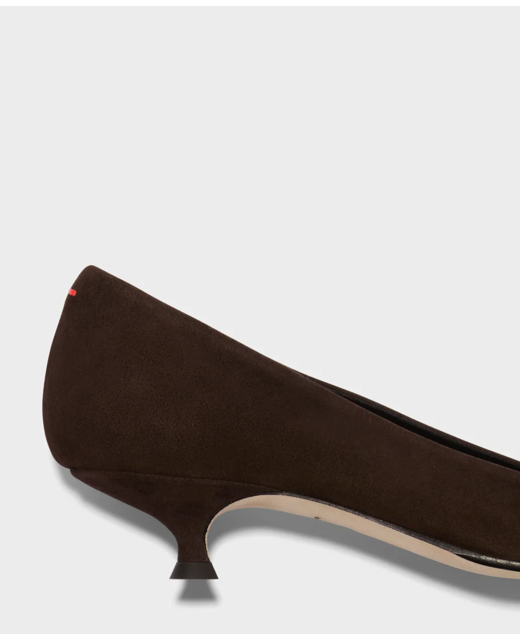 Aeyde Moka Cari Kid Suede Leather Pumps - Image 4