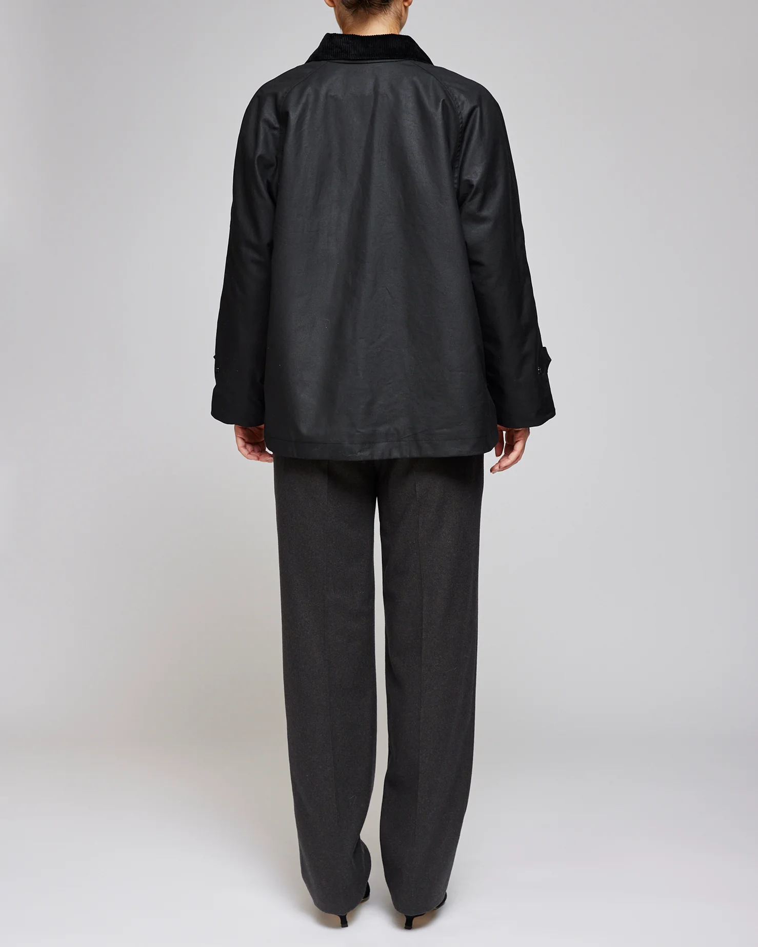 Af Agger Black Oilskin Jacket - Image 3