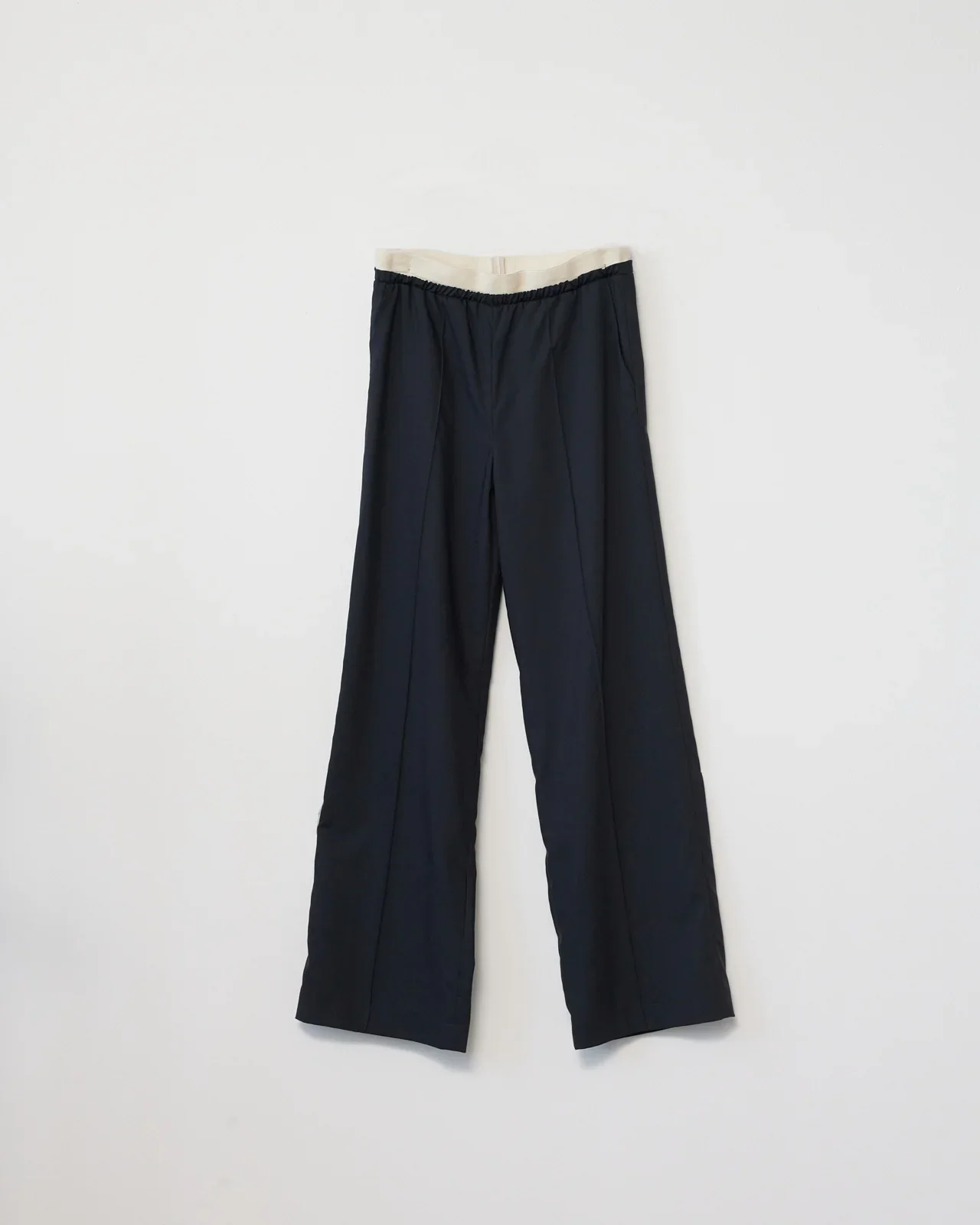 Af Agger Navy Tropical Wool Tracksuit Pant - Image 5
