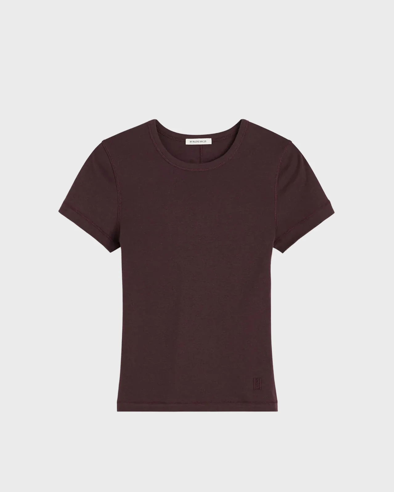 By Malene Birger Aubergine Alicia Flat T-shirt