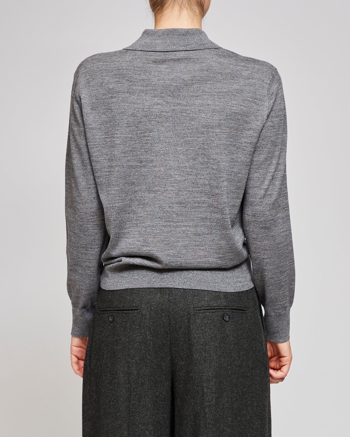 Dries Van Noten Grey Tuno Polo - Image 3