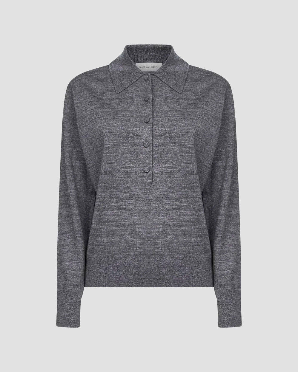 Dries Van Noten Grey Tuno Polo - Image 4