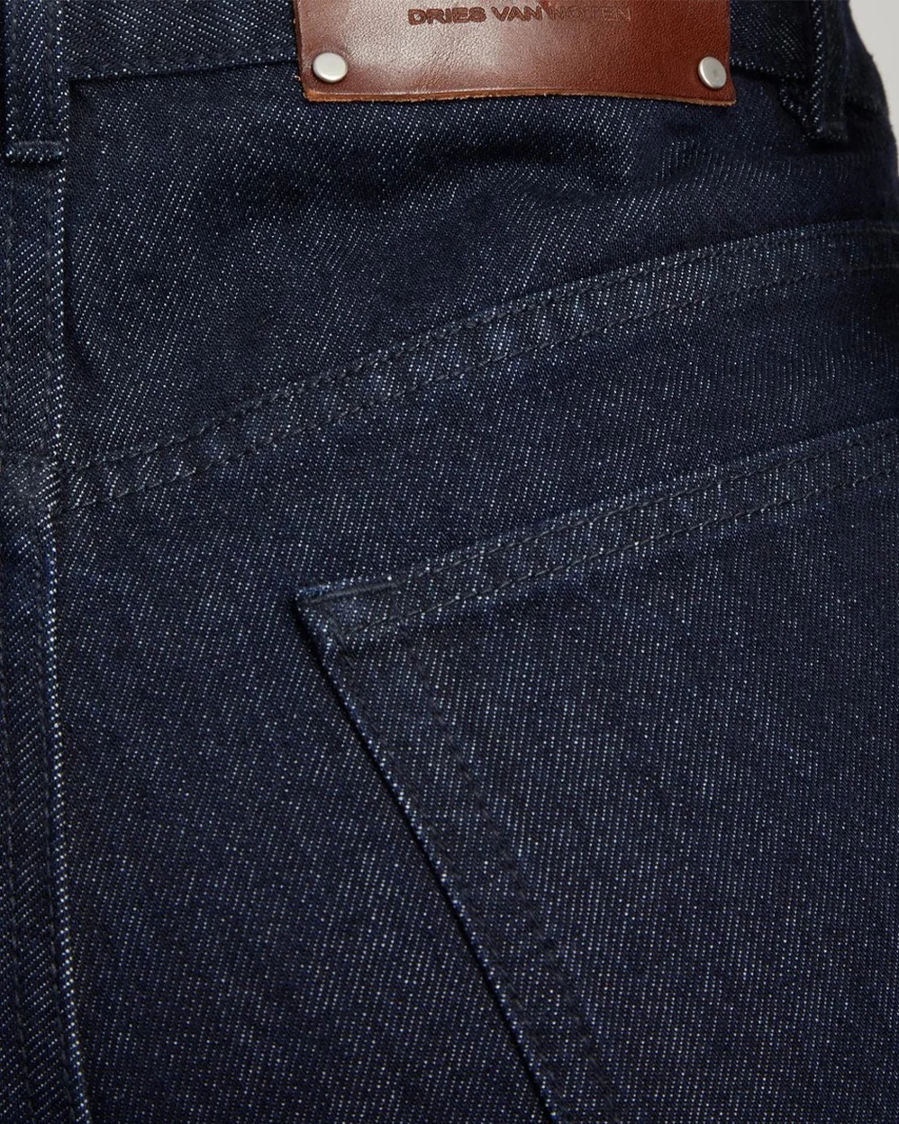 Dries Van Noten Peyton Denim Indigo Pants - Image 5