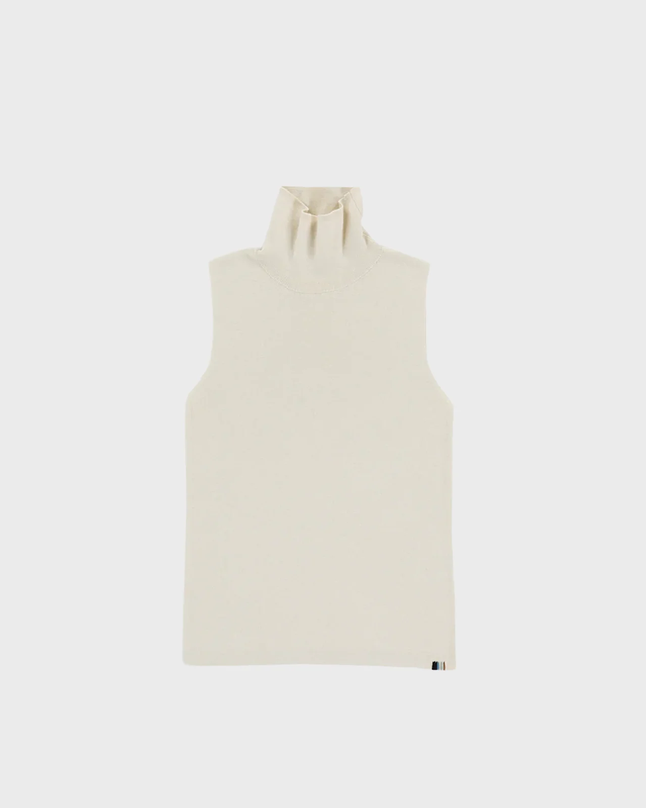 Extreme Cashmere Bone Collo Top