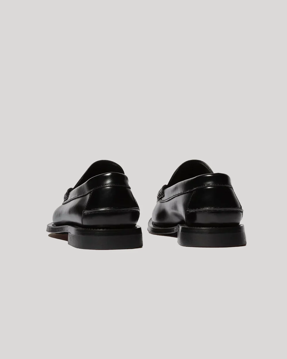 Hereu Nombela Leather Tassel Slip on Loafer Black - Image 3