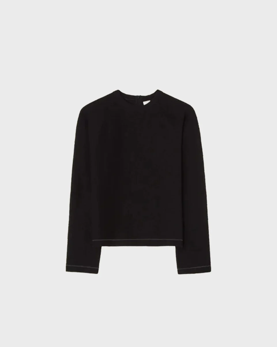 Jeanerica Black Ava Blouse