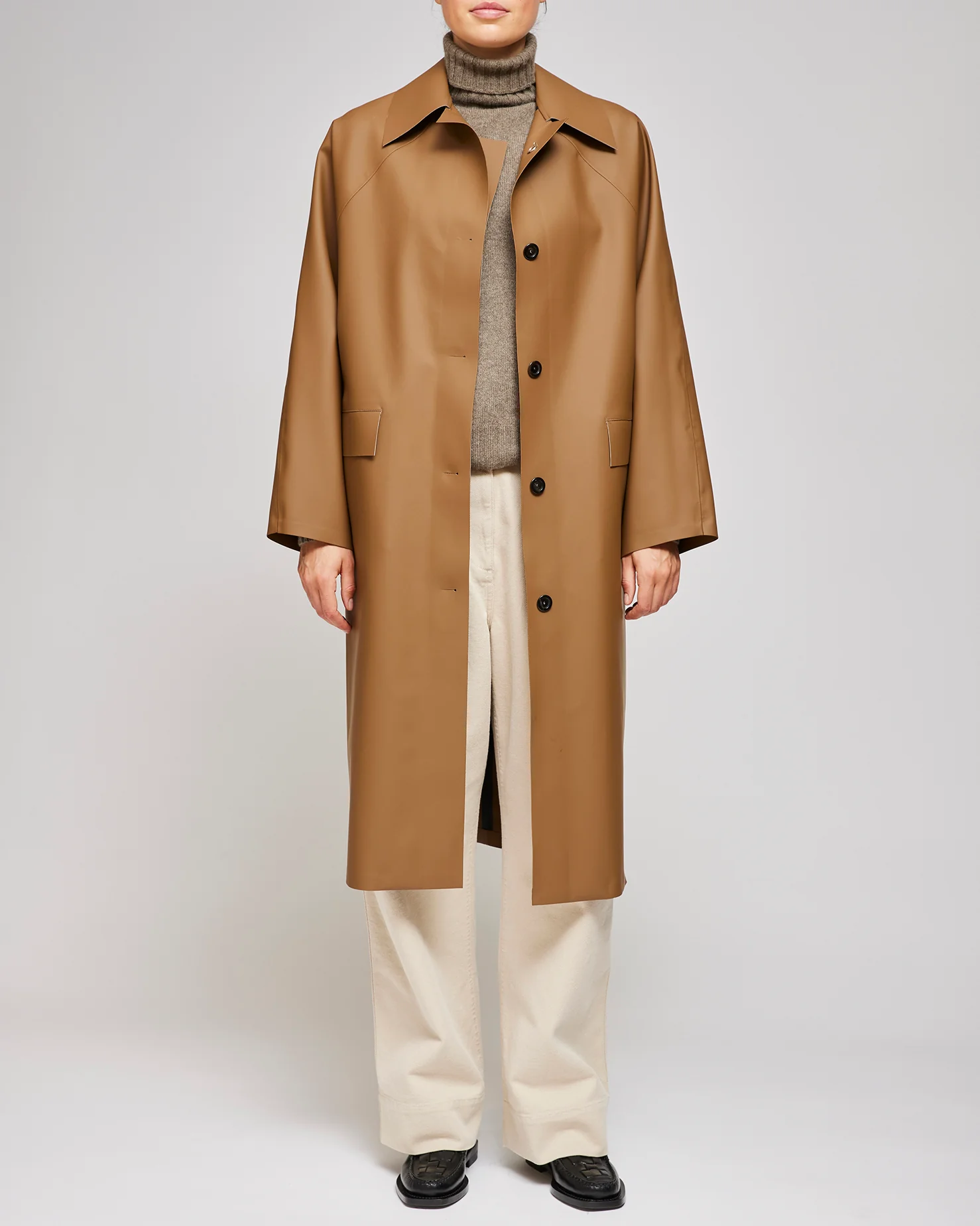 Kassl Editions Camel Original Below Rubber Coat