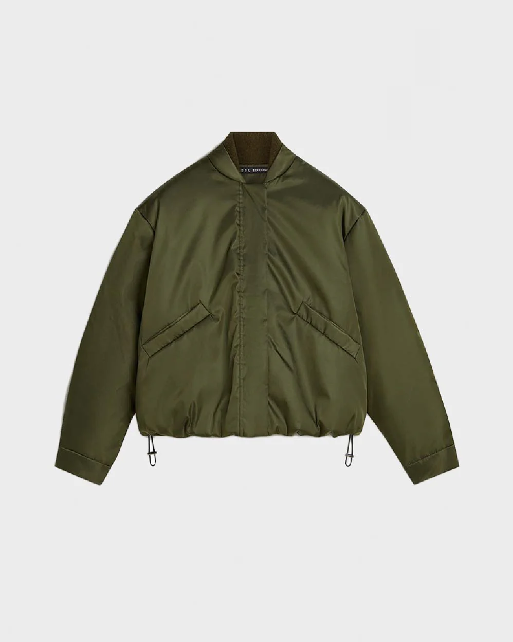 Kassl Editions Khaki Bomber Short Nylon Wax - Image 4