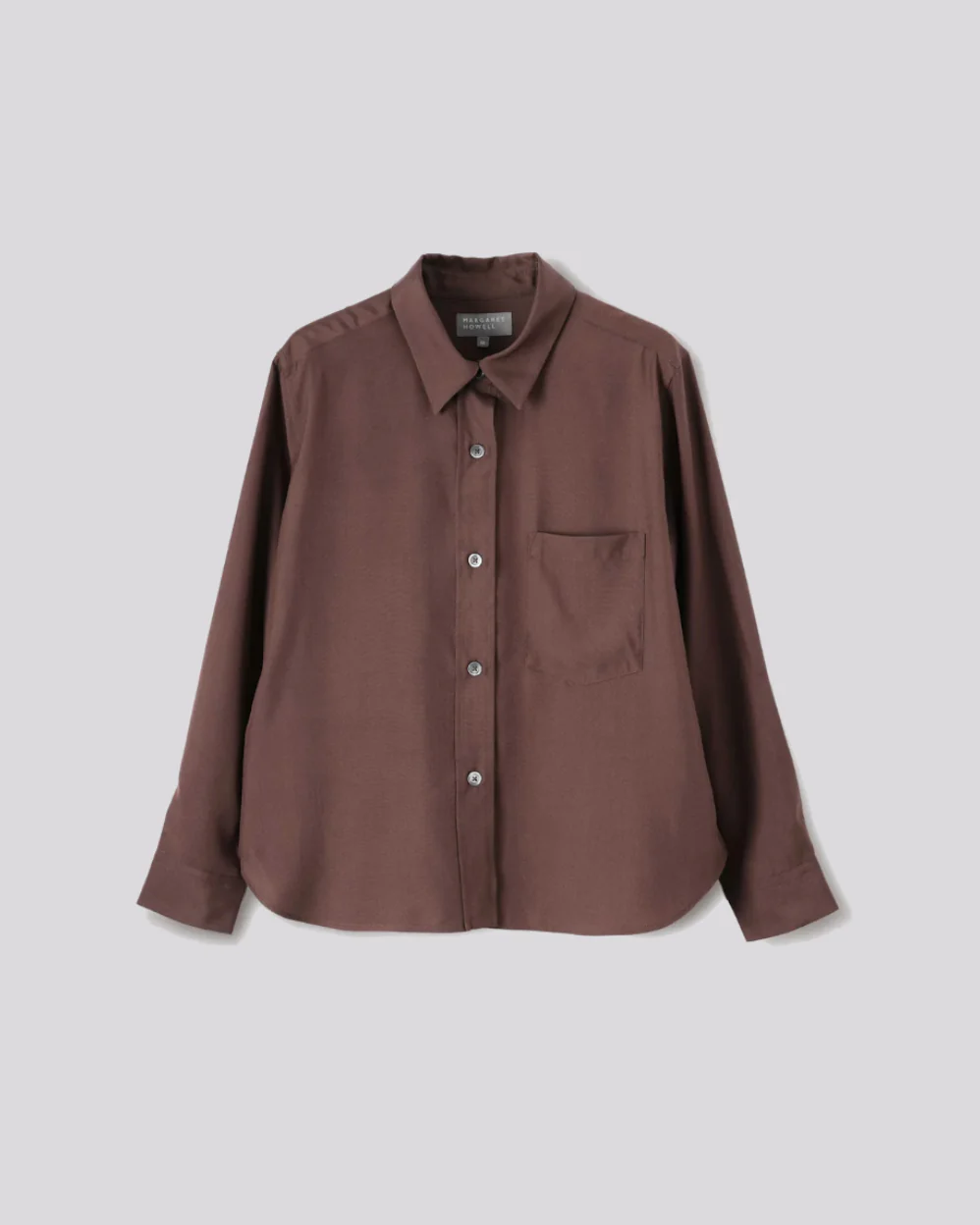 Margaret Howell Rich Brown Simple Shirt - Image 4