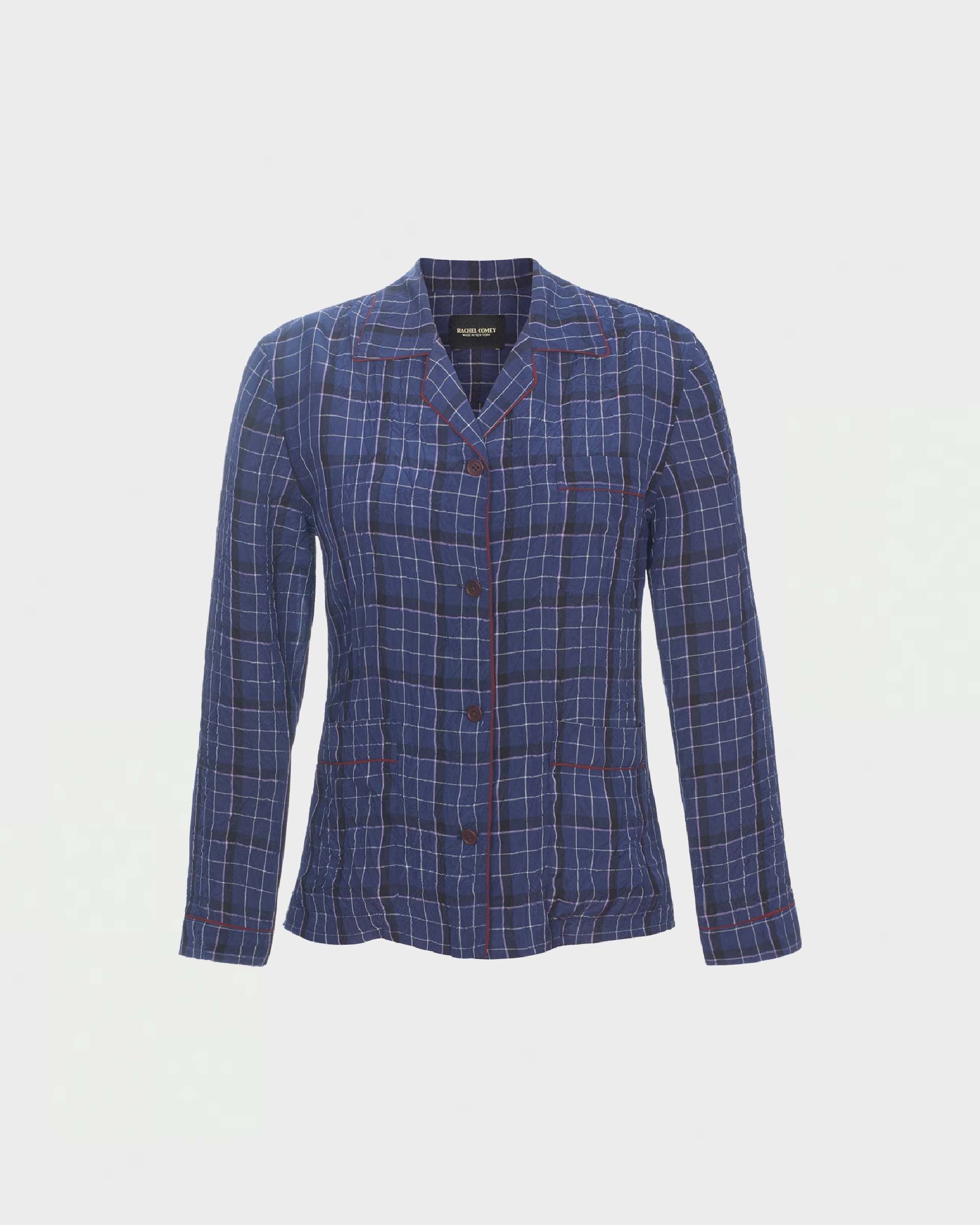 Rachel Comey Navy Multi Deboo Jacket - Image 4