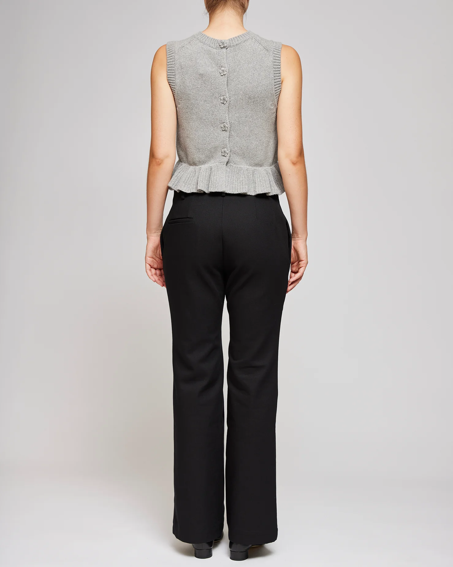Rika Studios Black Twill Alice Pants - Image 3