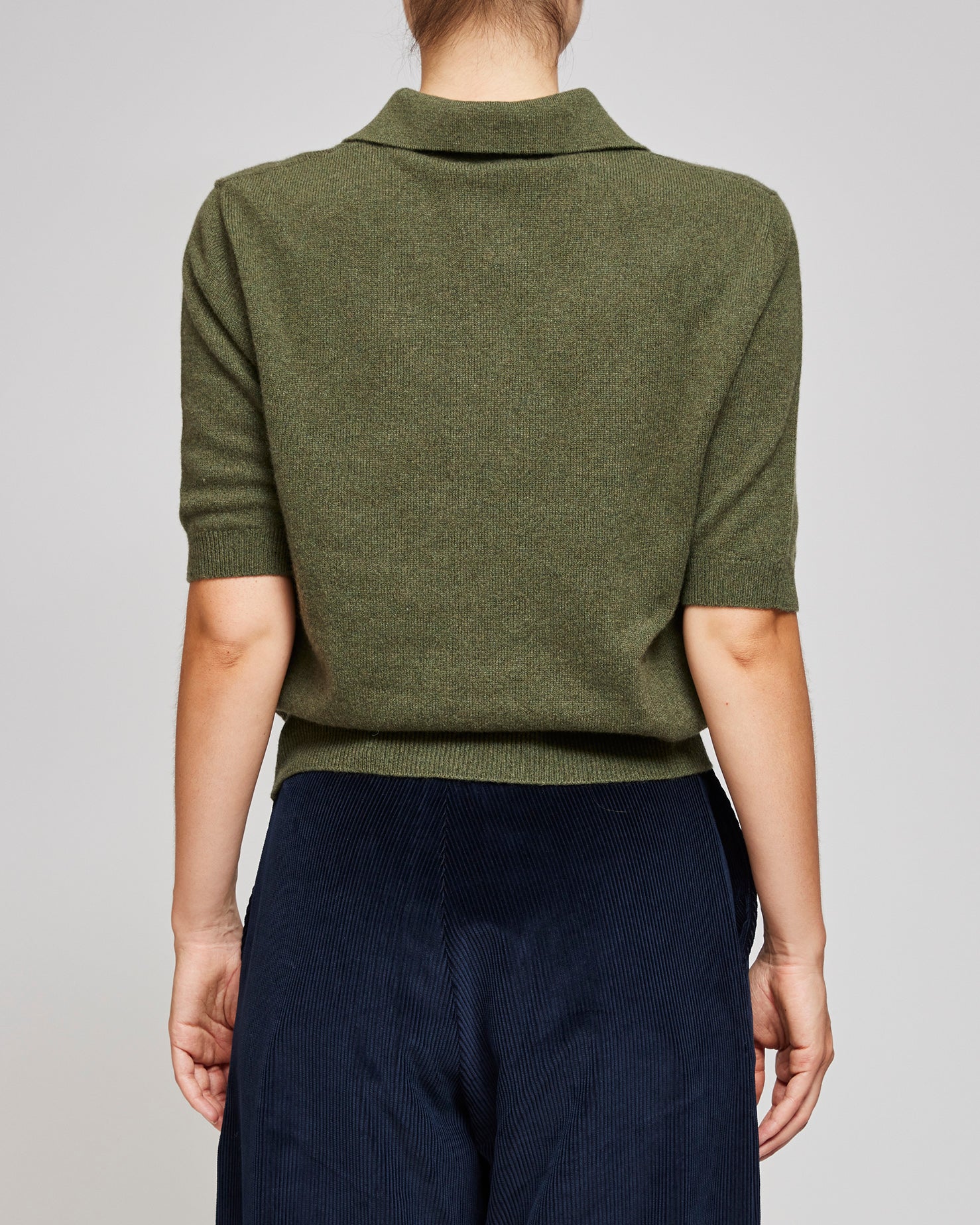 Rika Studios Green Thee Cashmere Polo - Image 3