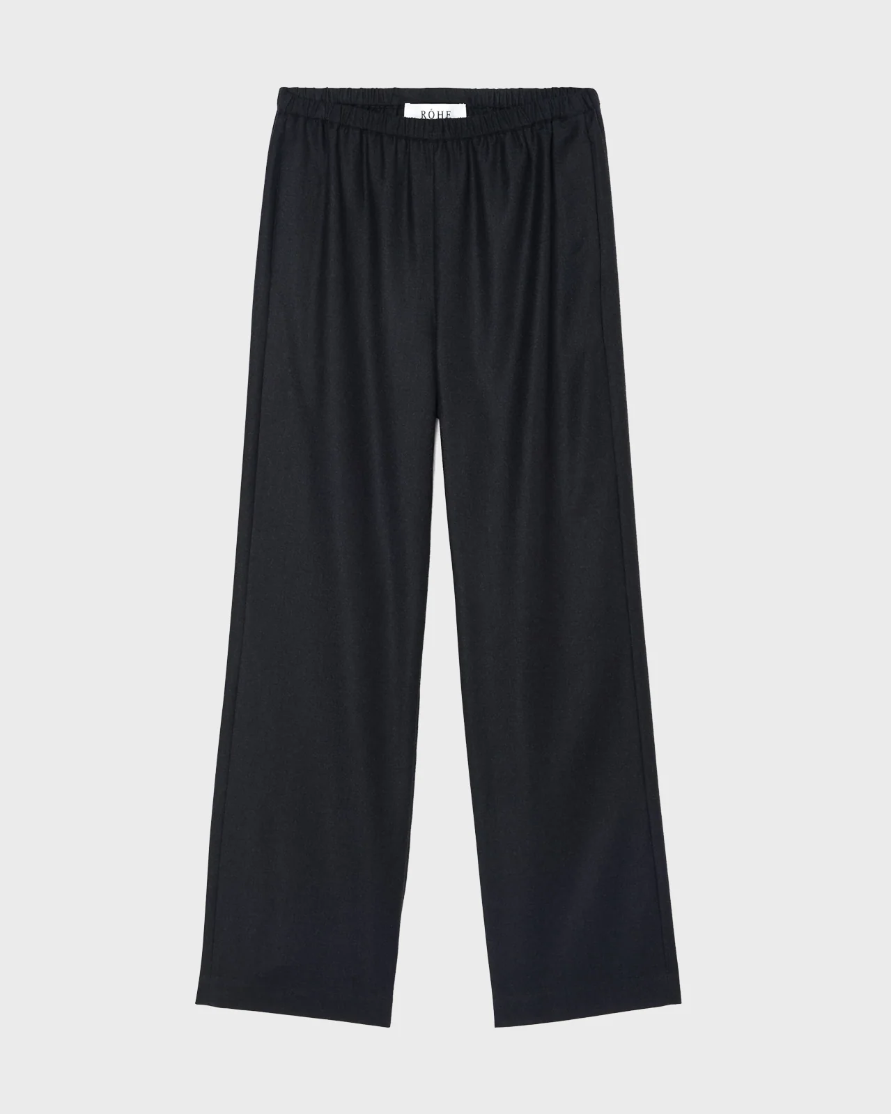 RÓHE Anthracite Melange Relaxed Fit trousers