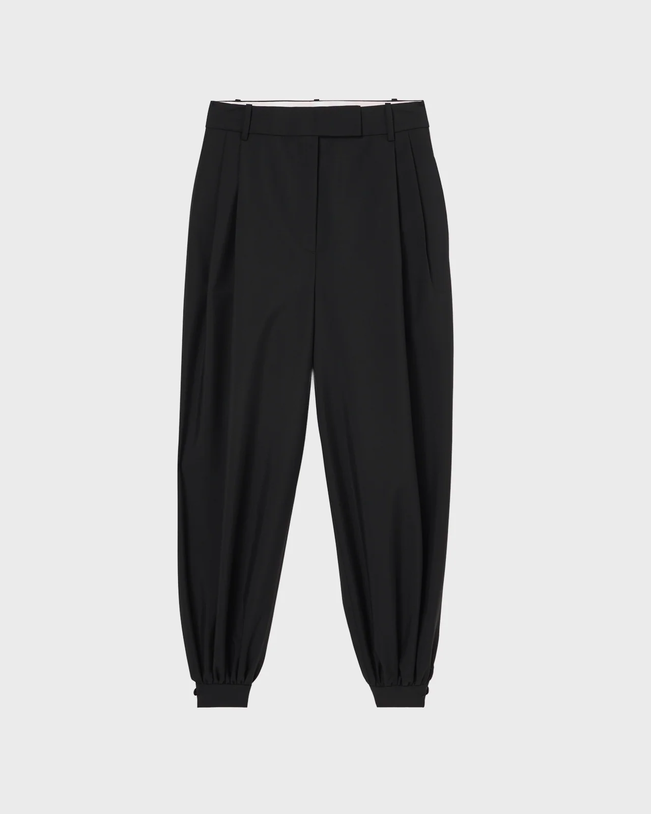 RÓHE Black Tailored Cuff Trousers