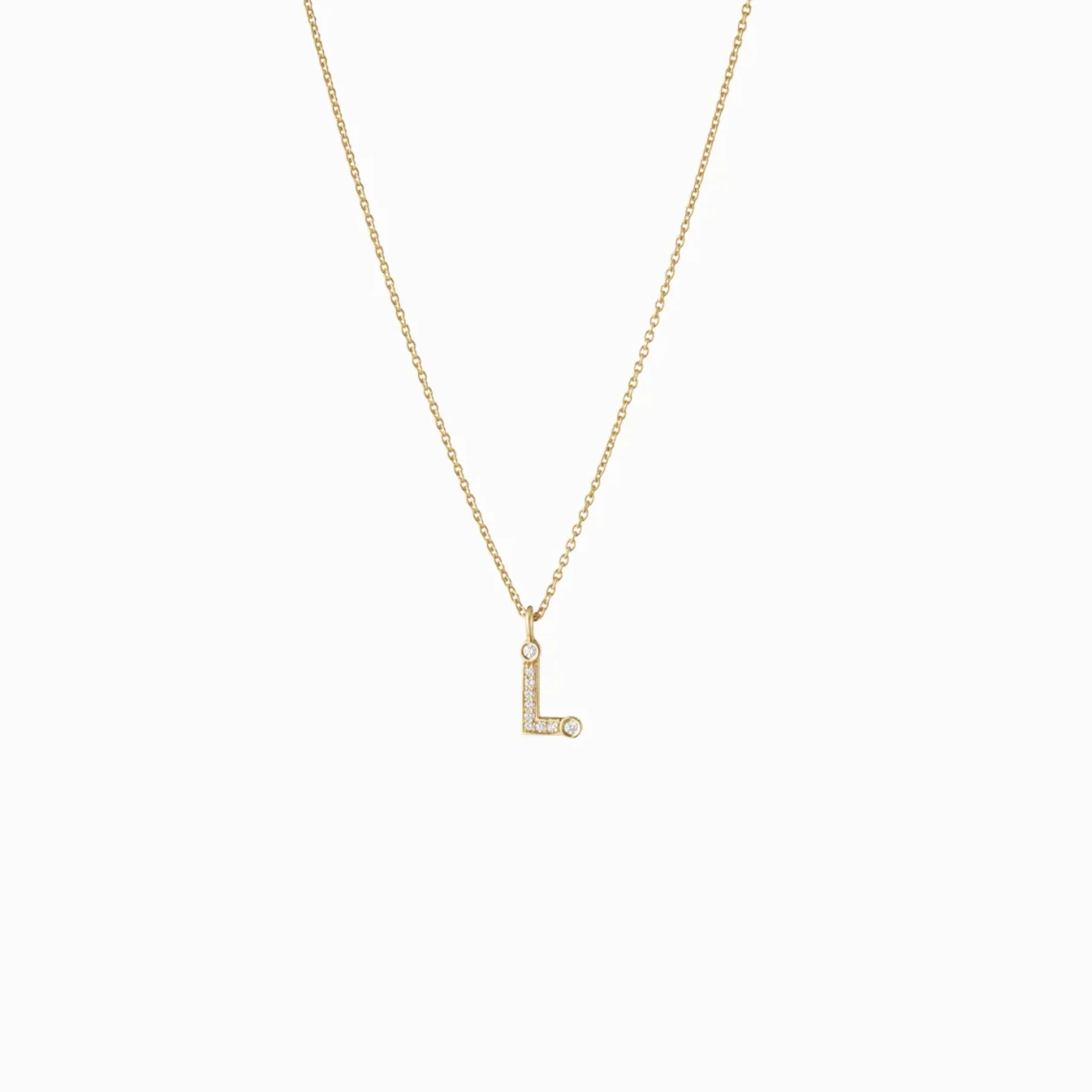 Sophie Bille Brahe Simple Letter L Necklace