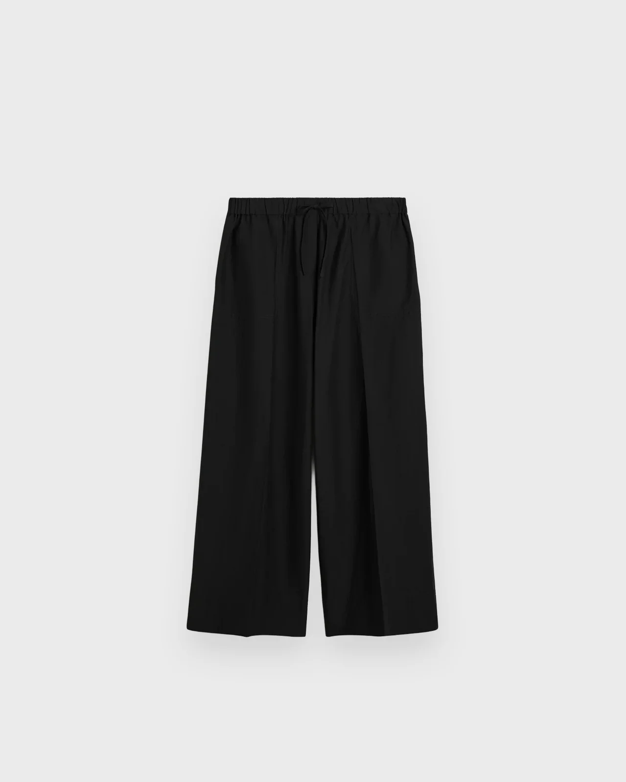 Toteme Black Wide Summer Trousers