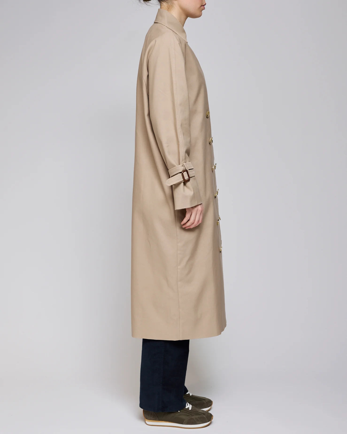 Toteme Khaki Signature Trench - Image 3