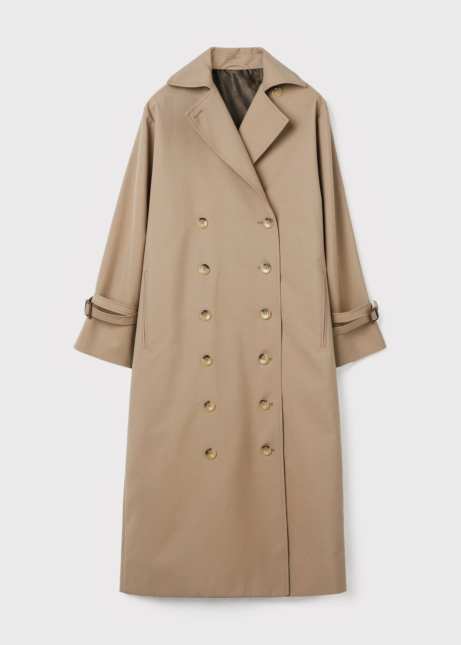 Toteme Khaki Signature Trench - Image 5