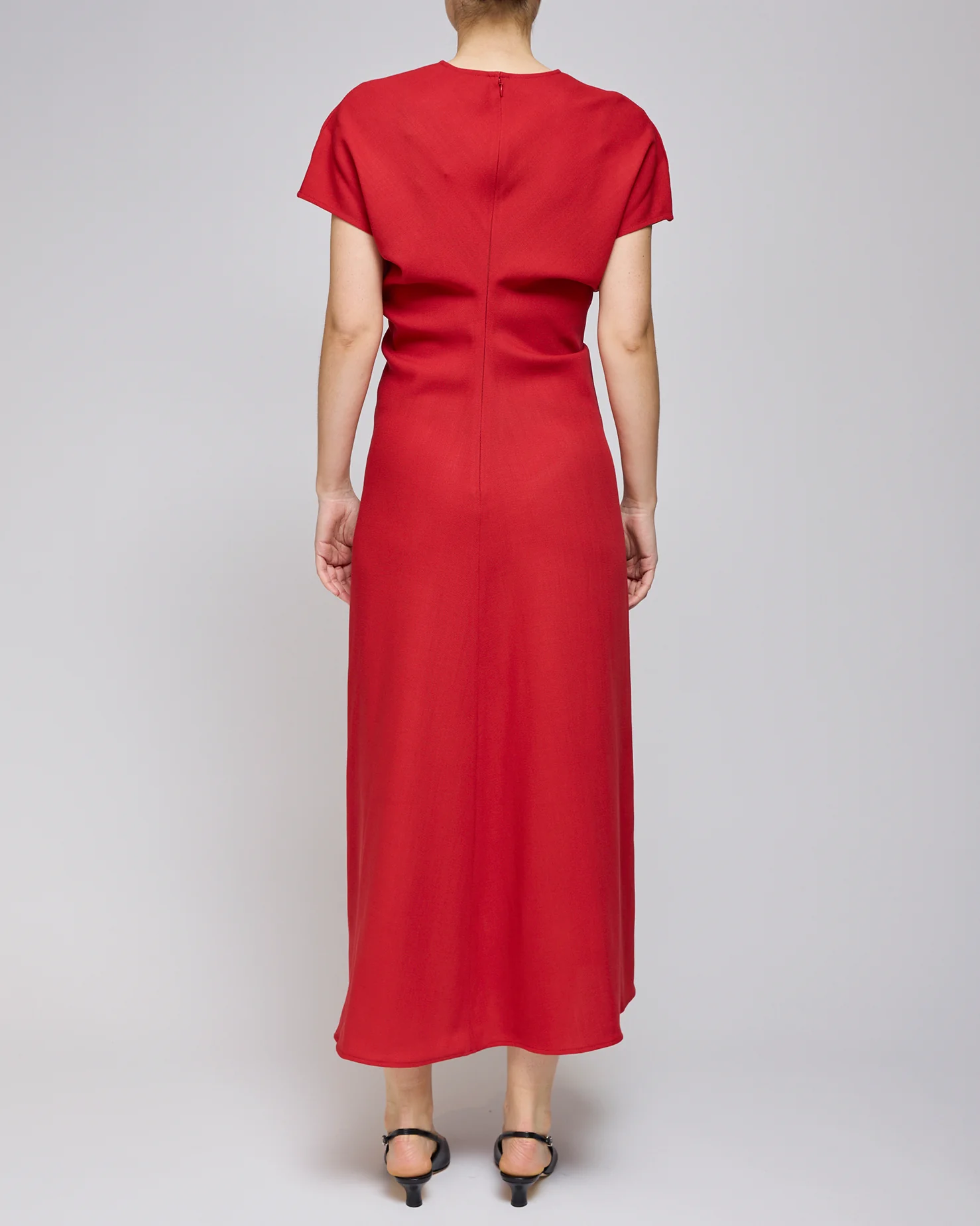 Toteme Poppy Slouch Waist Wool Dress - Image 3